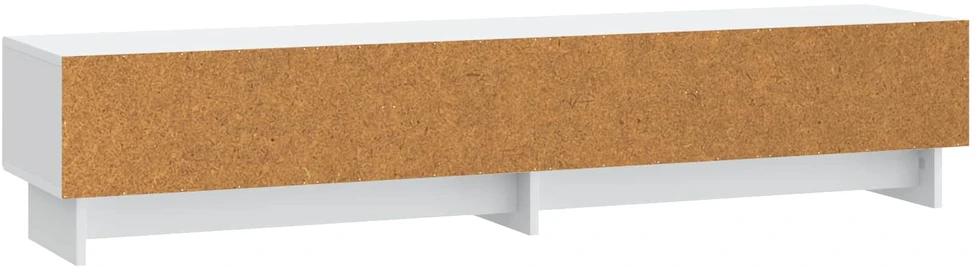 TV staliukas Televizoriaus spintelė su stalčių Balta 147 x 34,5 x 30 cm