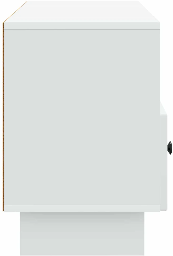 TV staliukas Televizoriaus spintelė su stalčių Balta 102 x 34,5 x 50 cm