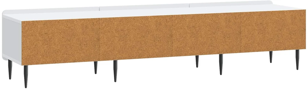 TV staliukas Televizoriaus spintelė su stalčių Balta 147 x 34,5 x 32 cm
