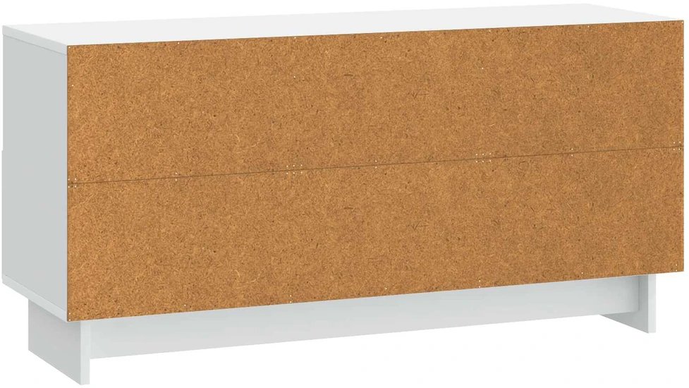 TV staliukas Televizoriaus spintelė su stalčių Balta 102 x 34,5 x 50 cm