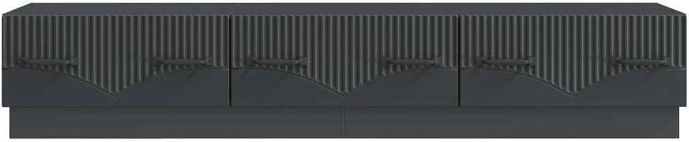 TV staliukas Televizoriaus spintelė su stalčių Juoda 147 x 34,5 x 27 cm