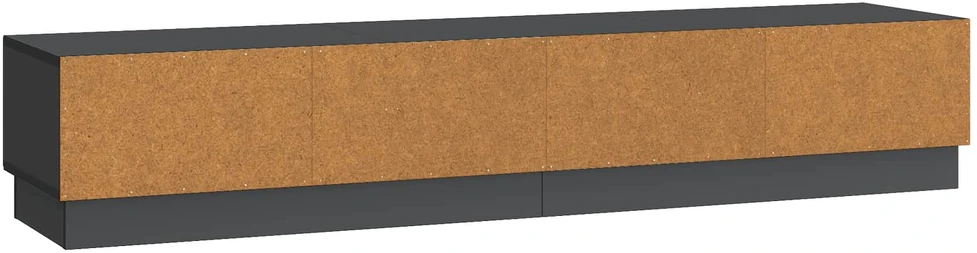 TV staliukas Televizoriaus spintelė su stalčių Juoda 147 x 34,5 x 27 cm