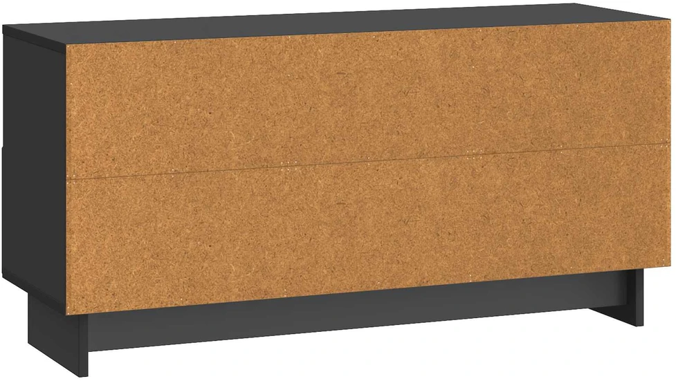TV staliukas Televizoriaus spintelė su stalčių Juoda 102 x 34,5 x 50 cm