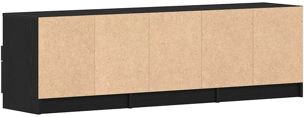 TV staliukas Televizoriaus spintelė 150 x 33,5 x 45 cm Juodas ąžuolas