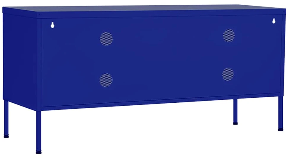 TV staliukas Televizoriaus spintelė, tamsiai mėlyna, 105x35x50cm, plienas