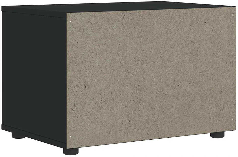 TV staliukas televizoriaus spintelė VISNES Juoda 60x40x38 cm