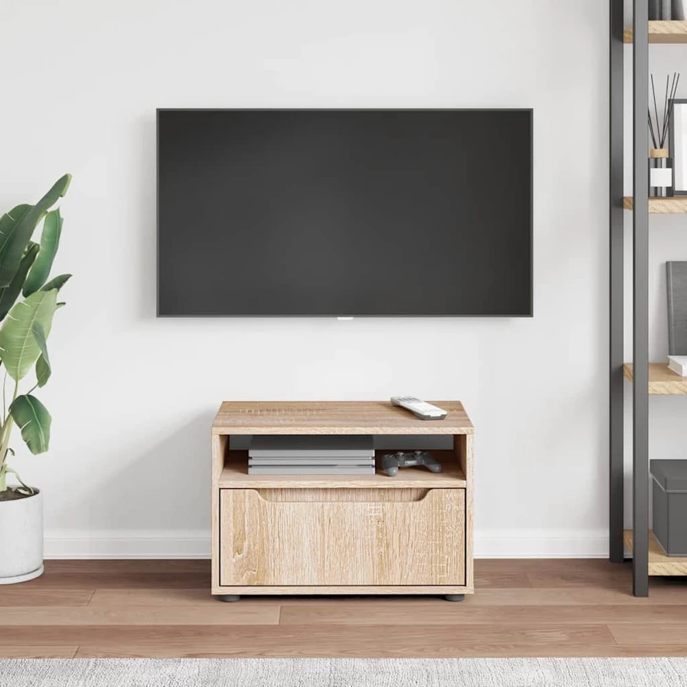 TV staliukas televizoriaus spintelė VISNES Sonoma ąžuolas 60x40x38 cm