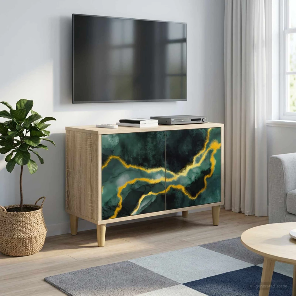 TV staliukas Televizoriaus spintelė WIJHE 69 x 33 x 50 cm Sonoma ąžuolo