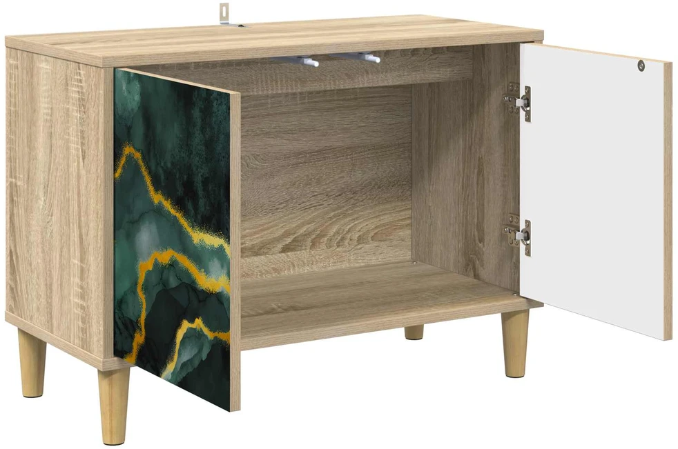 TV staliukas Televizoriaus spintelė WIJHE 69 x 33 x 50 cm Sonoma ąžuolo