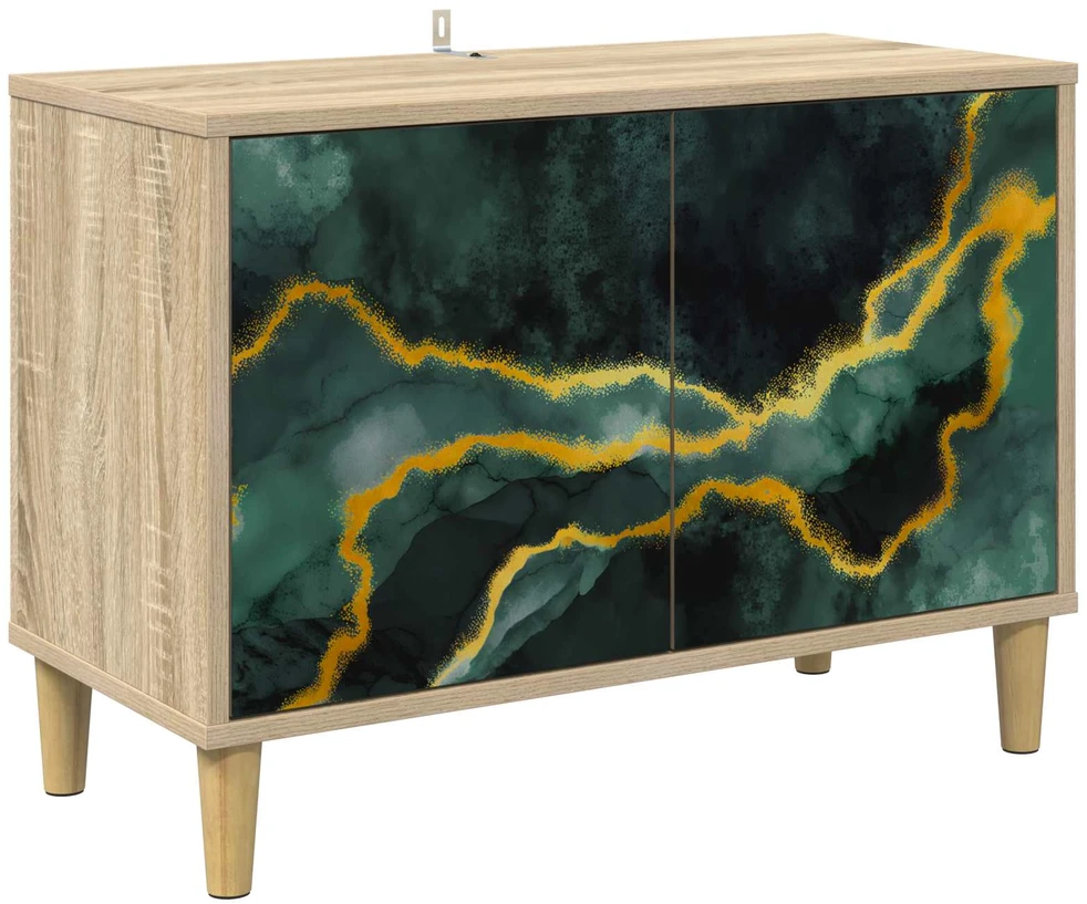 TV staliukas Televizoriaus spintelė WIJHE 69 x 33 x 50 cm Sonoma ąžuolo