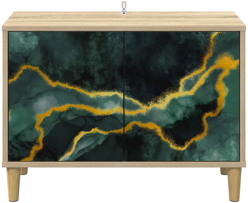 TV staliukas Televizoriaus spintelė WIJHE 69 x 33 x 50 cm Sonoma ąžuolo