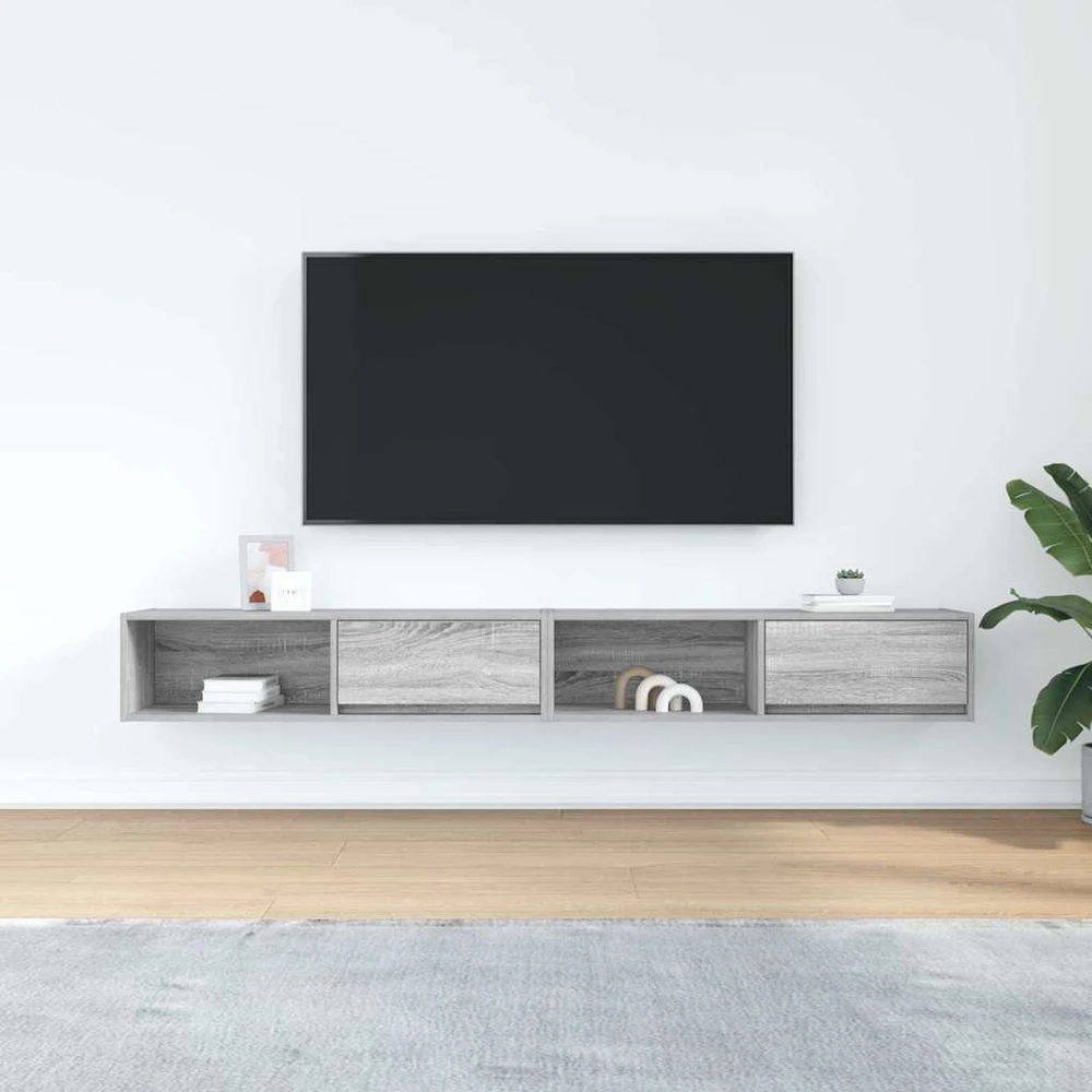 TV staliukas Televizoriaus spintelės, 2vnt., 100x31x25,5 cm, mediena