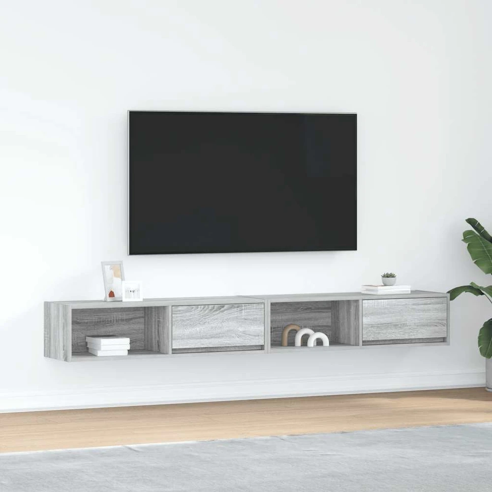 TV staliukas Televizoriaus spintelės, 2vnt., 100x31x25,5 cm, mediena
