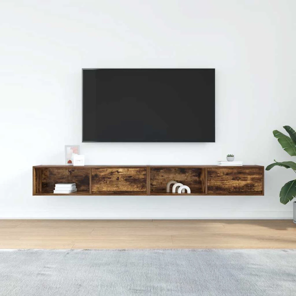 TV staliukas Televizoriaus spintelės, 2vnt., 100x31x25,5 cm, mediena