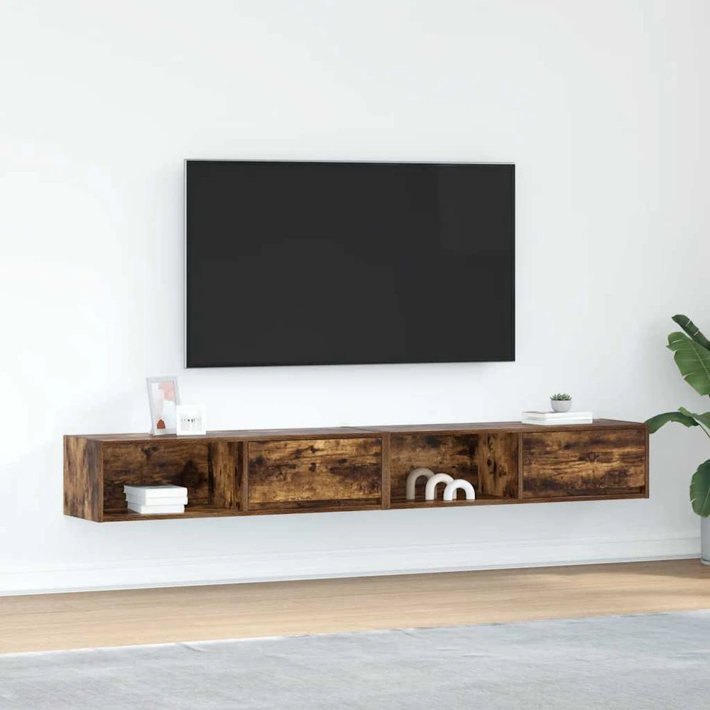 TV staliukas Televizoriaus spintelės, 2vnt., 100x31x25,5 cm, mediena