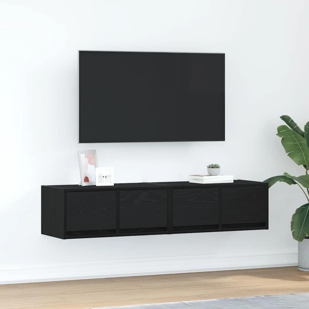 TV staliukas Televizoriaus spintelės, 2vnt., 60x31x25,5 cm, mediena