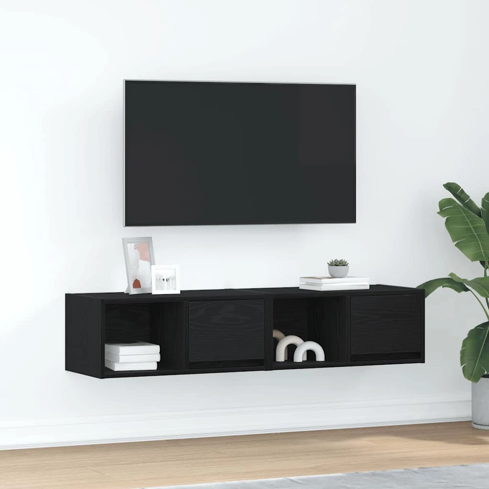 TV staliukas Televizoriaus spintelės, 2vnt., 60x31x25,5 cm, mediena