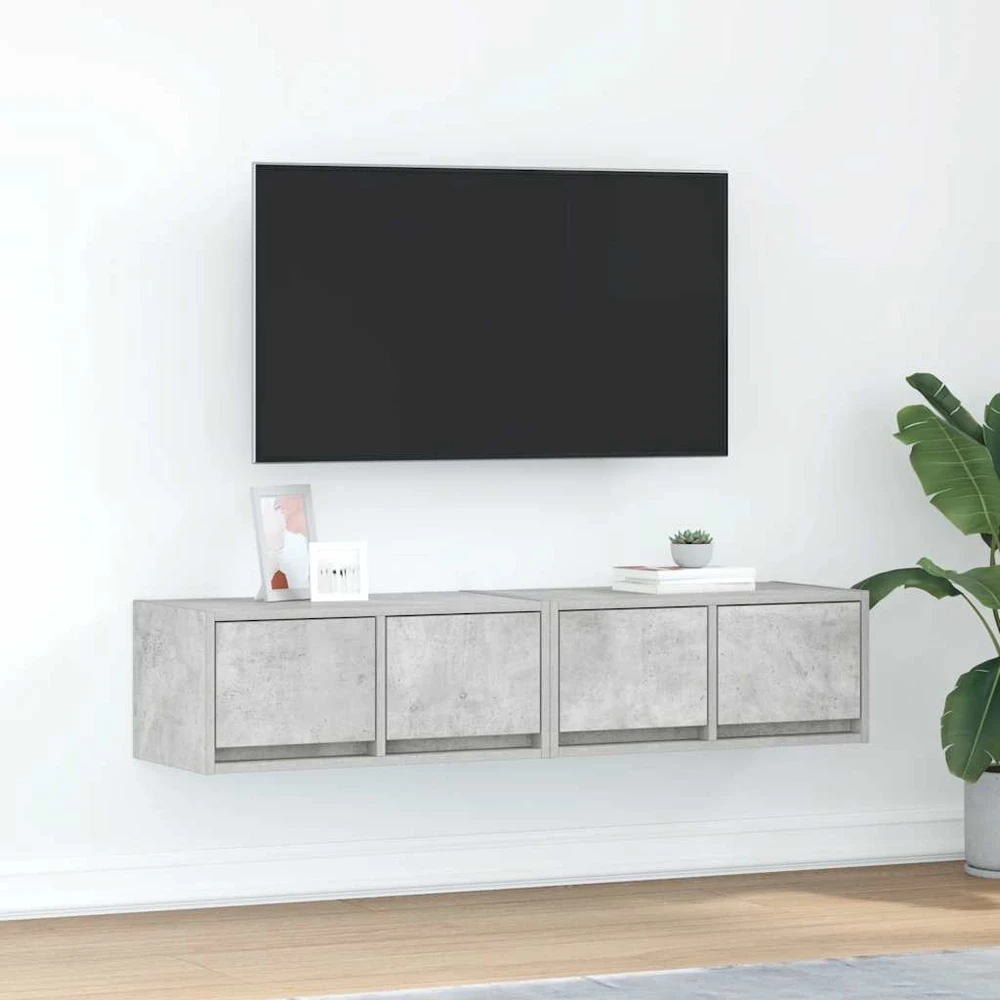TV staliukas Televizoriaus spintelės, 2vnt., 60x31x25,5 cm, mediena