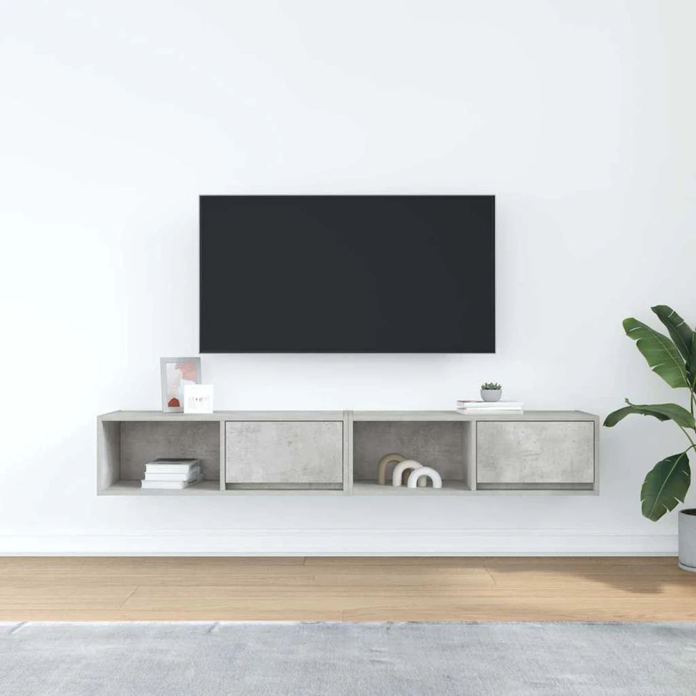 TV staliukas Televizoriaus spintelės, 2vnt., 80x31x25,5 cm, mediena