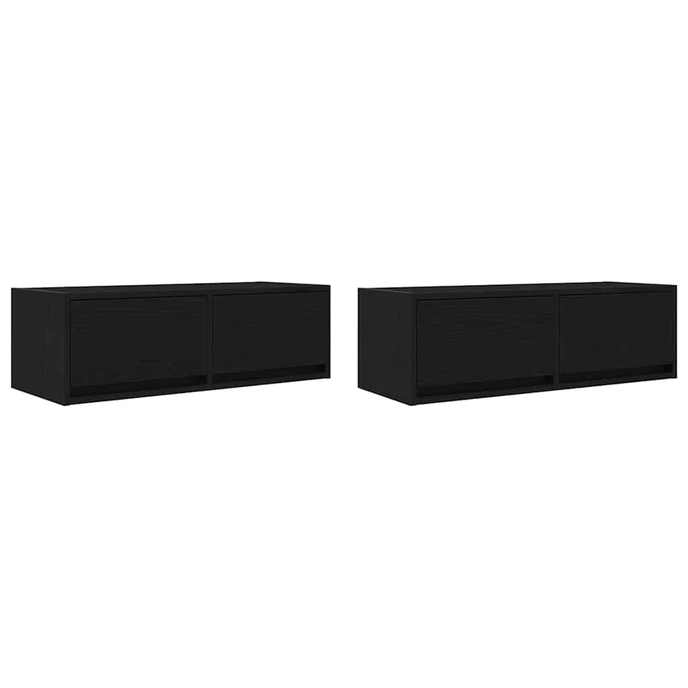 TV staliukas Televizoriaus spintelės, 2vnt., 80x31x25,5 cm, mediena
