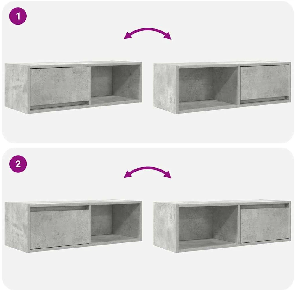 TV staliukas Televizoriaus spintelės, 2vnt., 80x31x25,5 cm, mediena