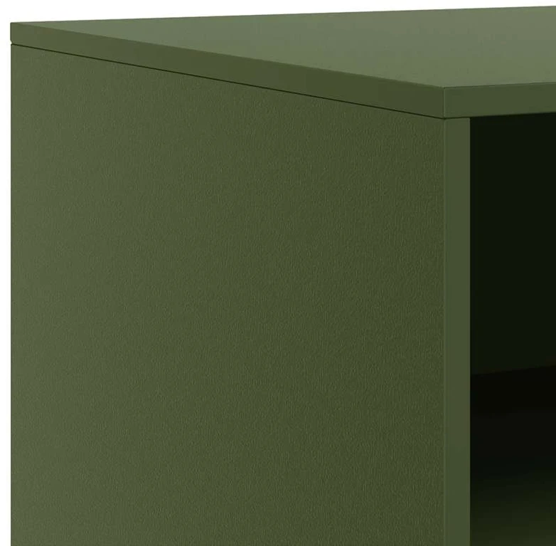 TV staliukas Televizoriaus spintelės, 2vnt., alyvuogių, 67x39x44cm, plienas