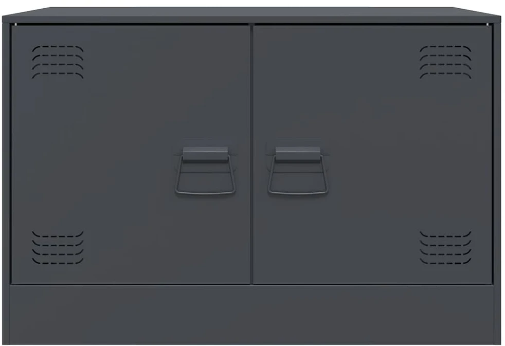 TV staliukas Televizoriaus spintelės, 2vnt., antracito, 67x39x44cm, plienas