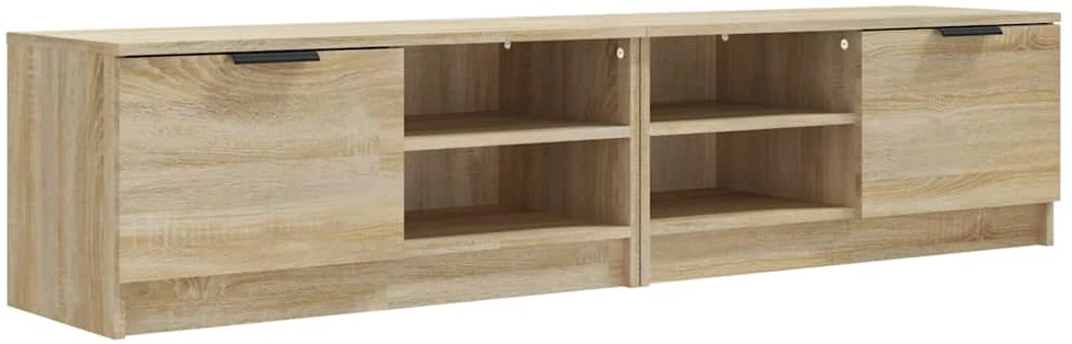 TV staliukas Televizoriaus spintelės, 2vnt., ąžuolo, 80x35x36,5cm, mediena
