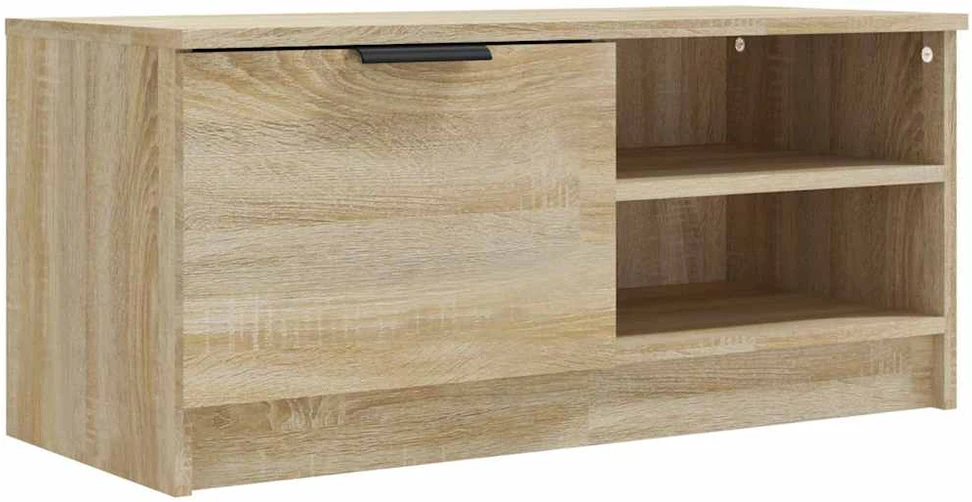 TV staliukas Televizoriaus spintelės, 2vnt., ąžuolo, 80x35x36,5cm, mediena