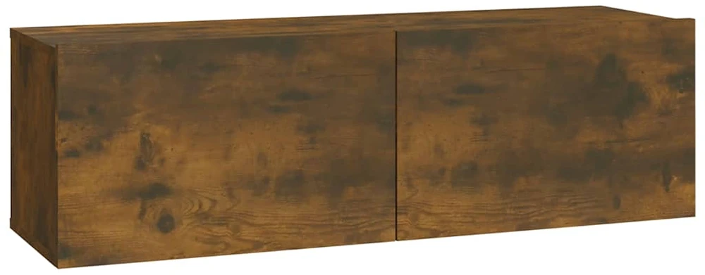 TV staliukas Televizoriaus spintelės, 2vnt., ąžuolo, 100x30x30cm, mediena