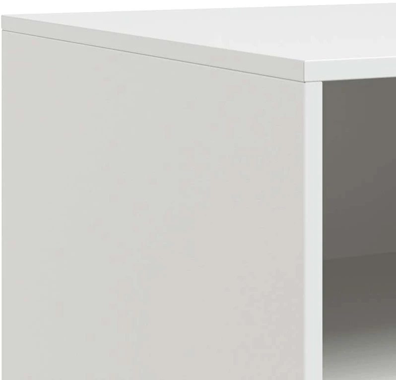 TV staliukas Televizoriaus spintelės, 2vnt., baltos, 67x39x44cm, plienas