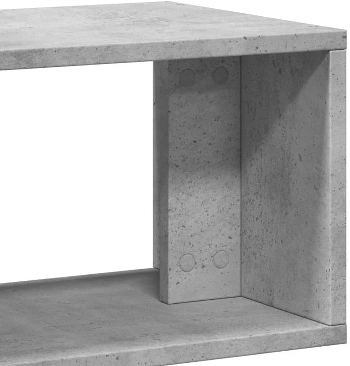 TV staliukas Televizoriaus spintelės, 2vnt., betono pilkos, 75x30x50 cm, MDP