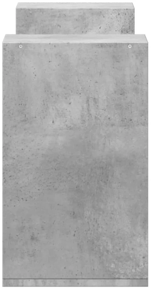 TV staliukas Televizoriaus spintelės, 2vnt., betono pilkos, 75x30x50 cm, MDP