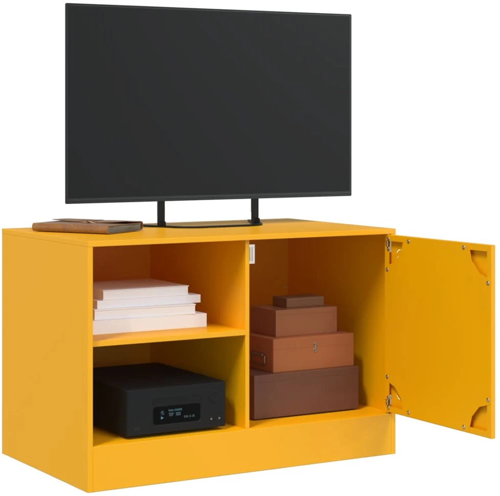 TV staliukas Televizoriaus spintelės, 2vnt., garstyčių, 67x39x44cm, plienas