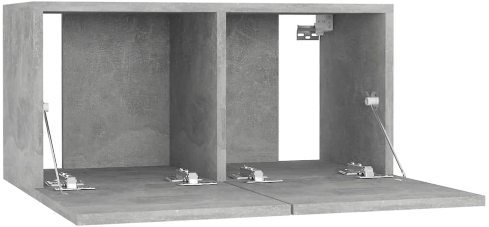 TV staliukas Televizoriaus spintelės, 4vnt., betono, 60x30x30cm, mediena