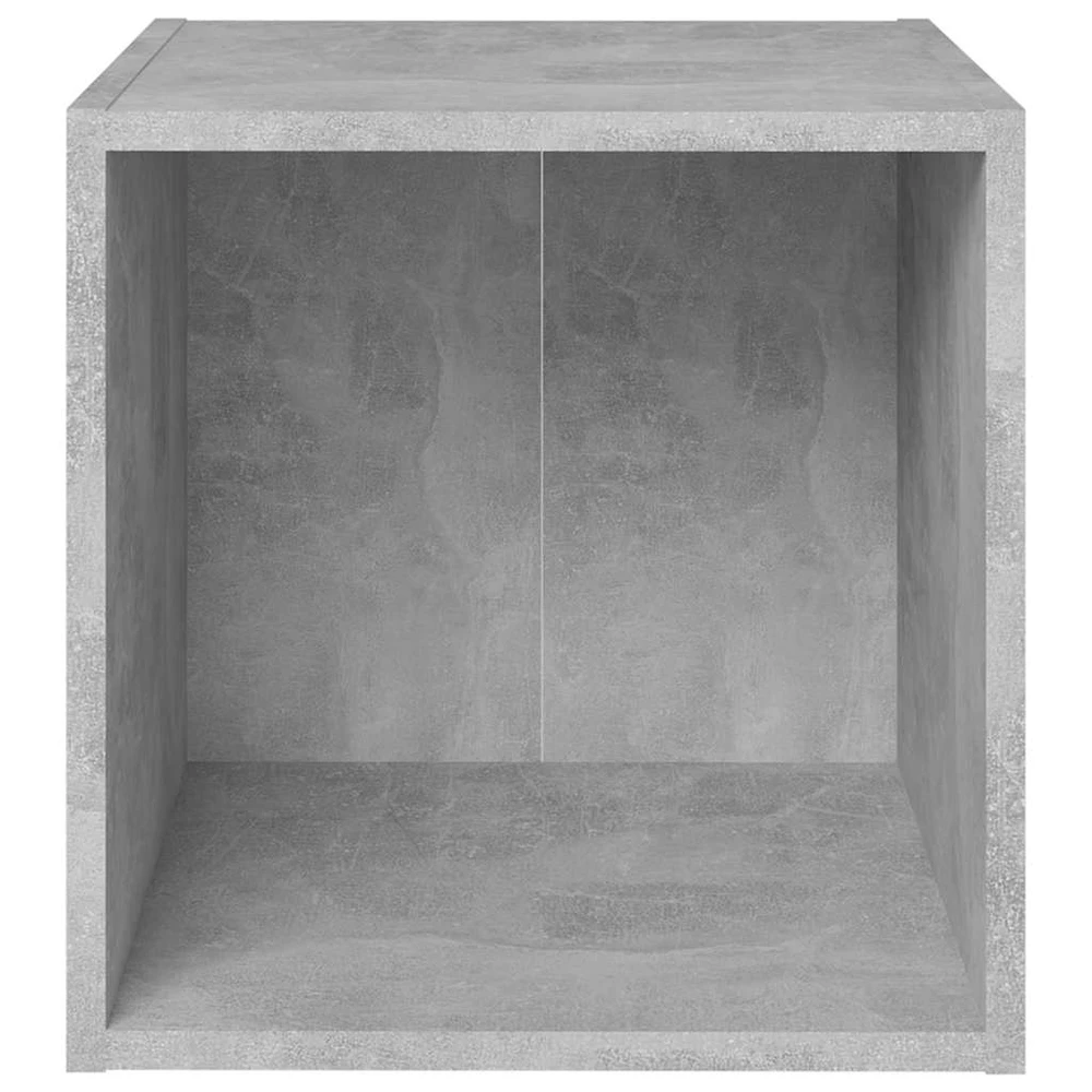 TV staliukas Televizoriaus spintelės, 4vnt., betono pilkos, 37x35x37cm, MDP