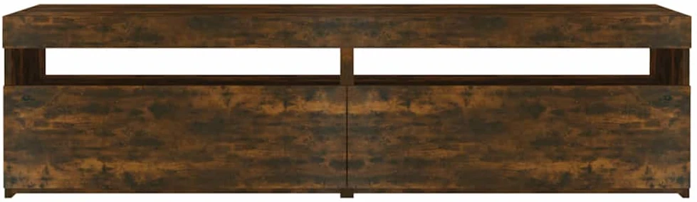 TV staliukas Televizoriaus spintelės su LED, 2vnt., ąžuolo, 75x35x40cm
