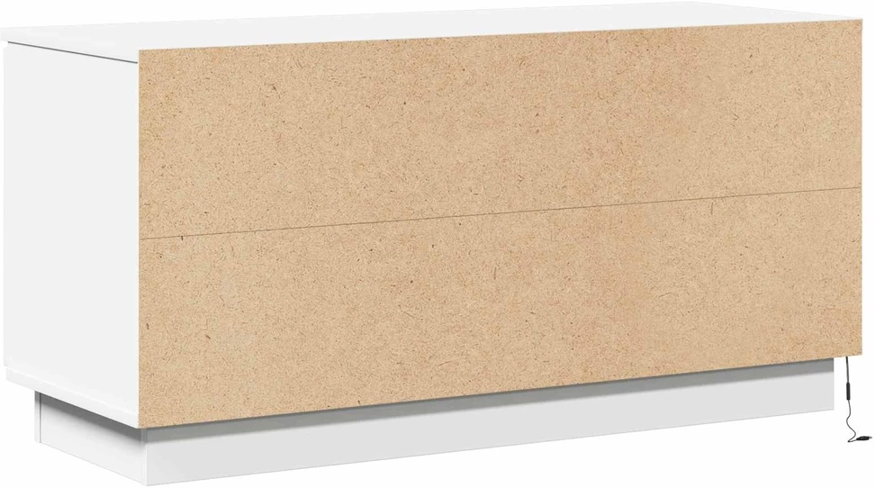 TV staliukas Televizoriaus spintelė 100 x 38 x 49 cm Balta Apdirbta mediena