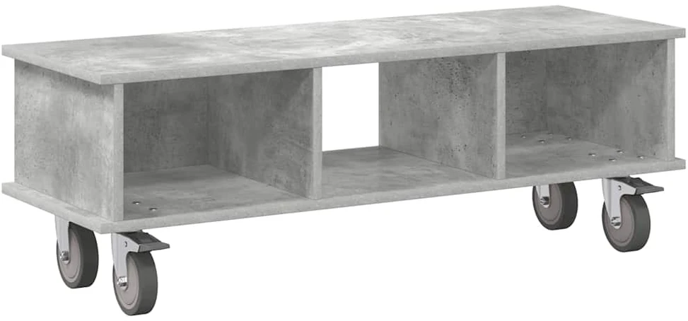 TV staliukas Televizoriaus stovas 100 x 35 x 35 cm Betono pilka