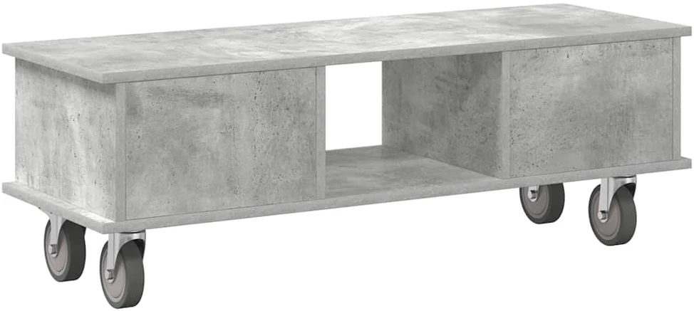 TV staliukas Televizoriaus stovas 100 x 35 x 35 cm Betono pilka