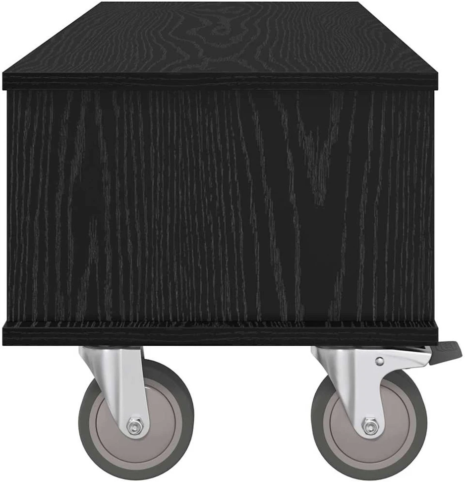 TV staliukas Televizoriaus stovas 100 x 35 x 35 cm Juodas ąžuolas
