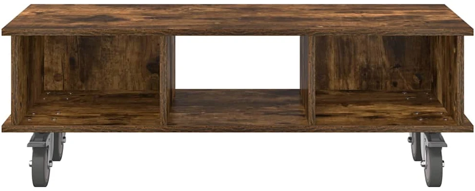TV staliukas Televizoriaus stovas 100 x 35 x 35 cm Rūkyta ąžuolas