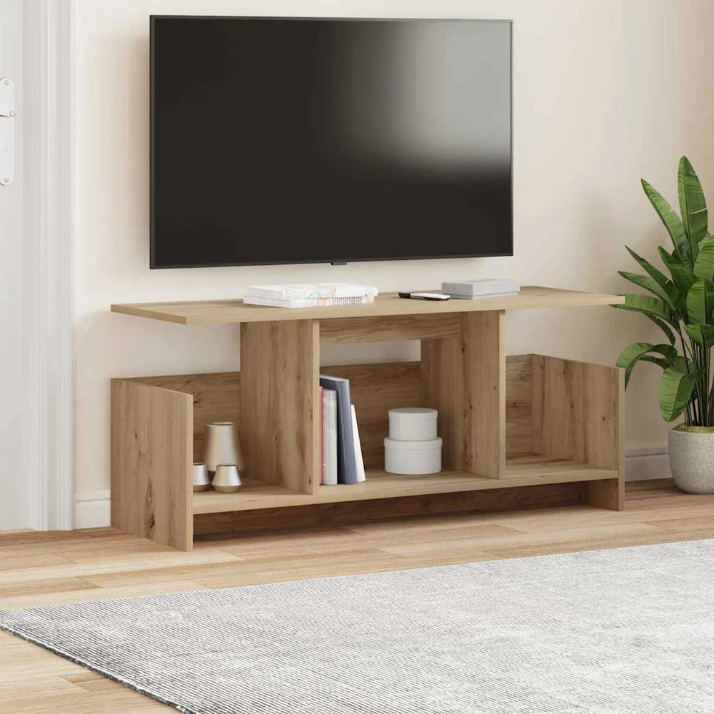 TV staliukas Televizoriaus stovas 102 x 35 x 45 cm Amatininkų ąžuolas
