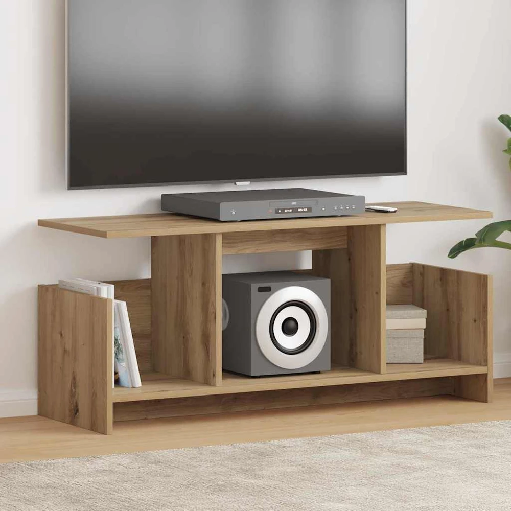 TV staliukas Televizoriaus stovas 102 x 35 x 45 cm Amatininkų ąžuolas