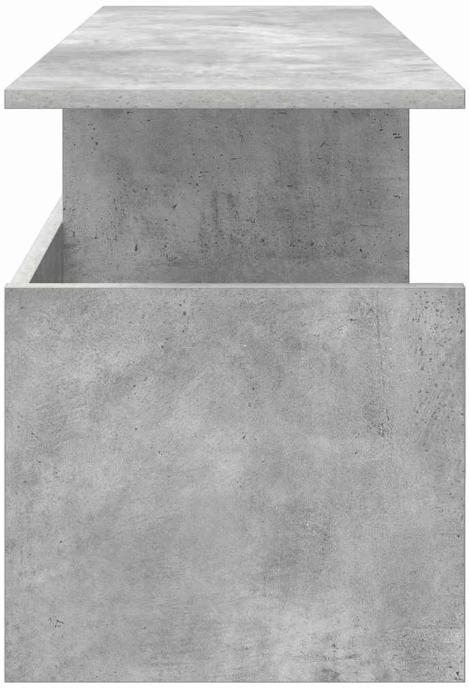 TV staliukas Televizoriaus stovas 102 x 35 x 45 cm Betono pilka