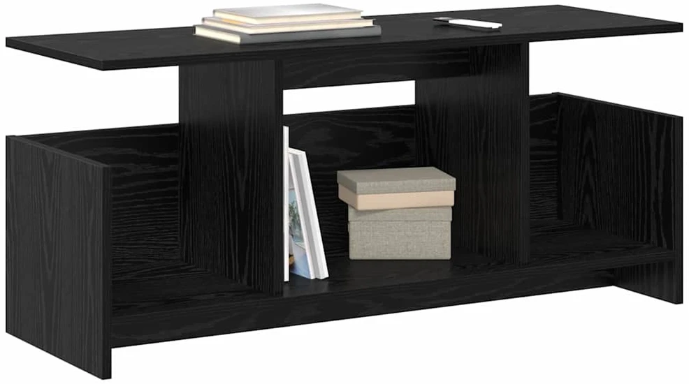 TV staliukas Televizoriaus stovas 102 x 35 x 45 cm Juodas ąžuolas