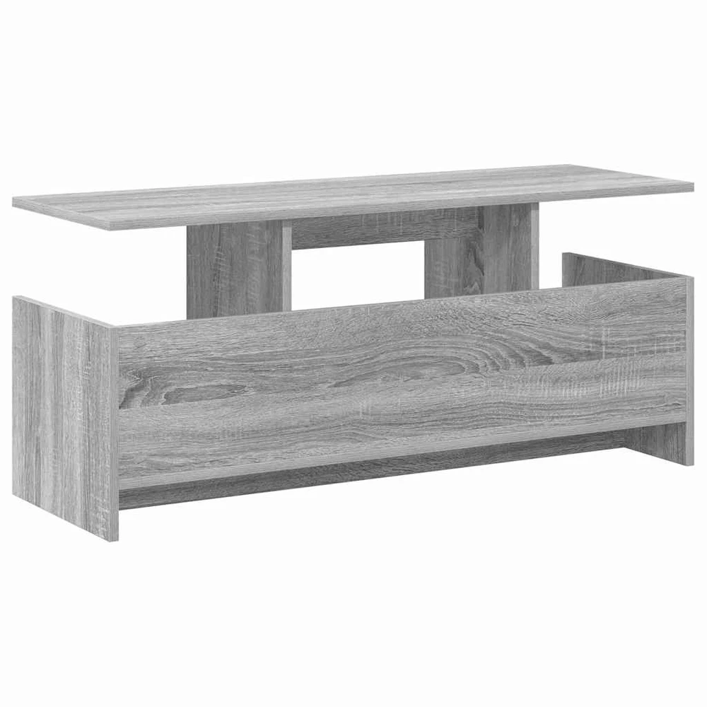 TV staliukas Televizoriaus stovas 102 x 35 x 45 cm Pilkas Sonoma