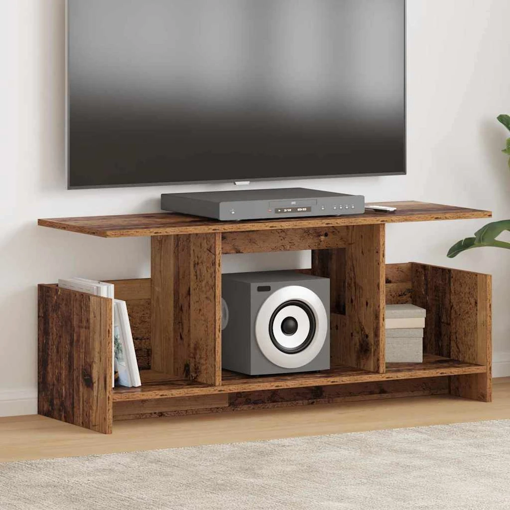 TV staliukas Televizoriaus stovas 102 x 35 x 45 cm Senas medis