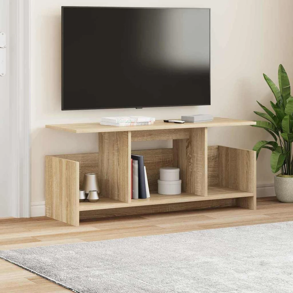 TV staliukas Televizoriaus stovas 102 x 35 x 45 cm Sonoma ąžuolas