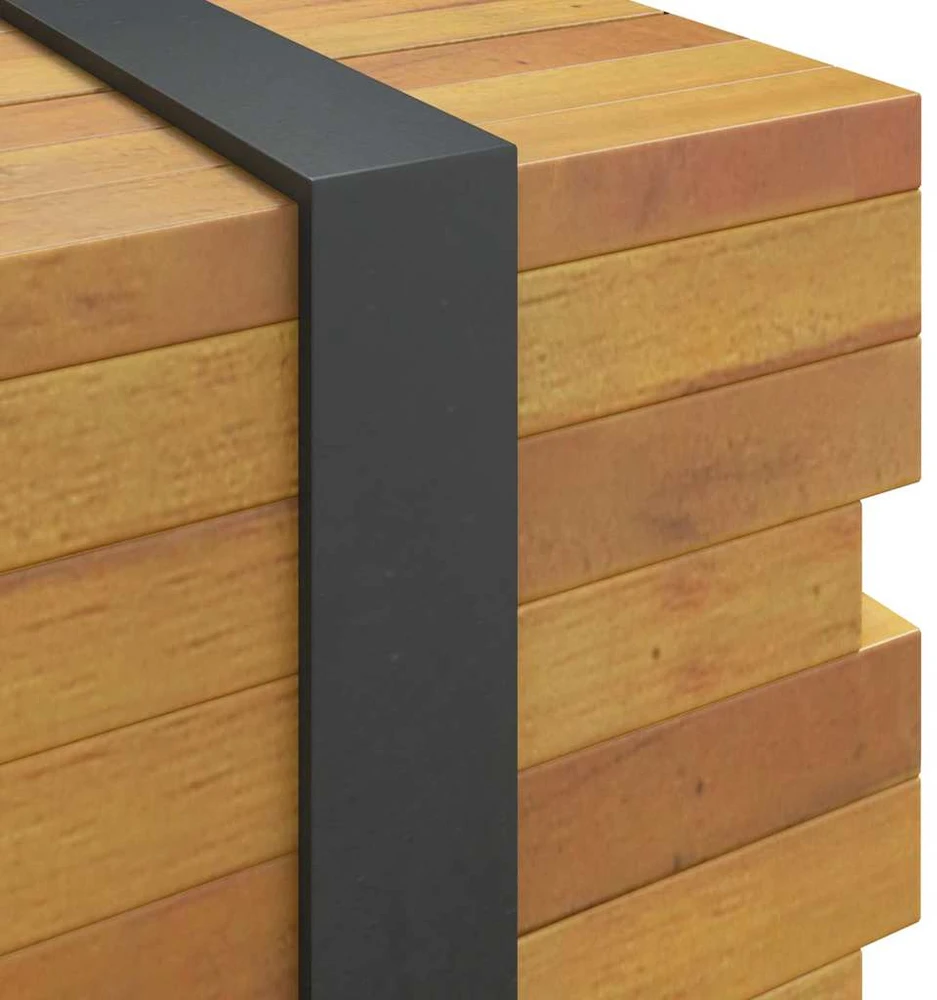TV staliukas Televizoriaus stovas 110 x 30 x 30 cm Ruda Kieto teka medžio